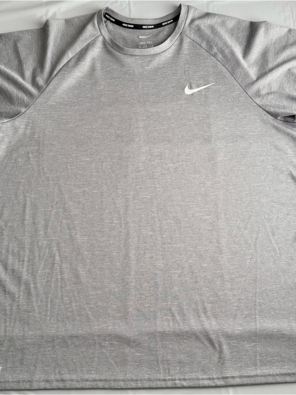 Nike Swim Dri-FIT Gray UPF 40+ Rash Guard Shirt XL